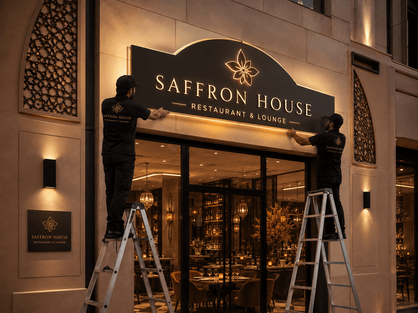 Store Signage Installation by Lamasat