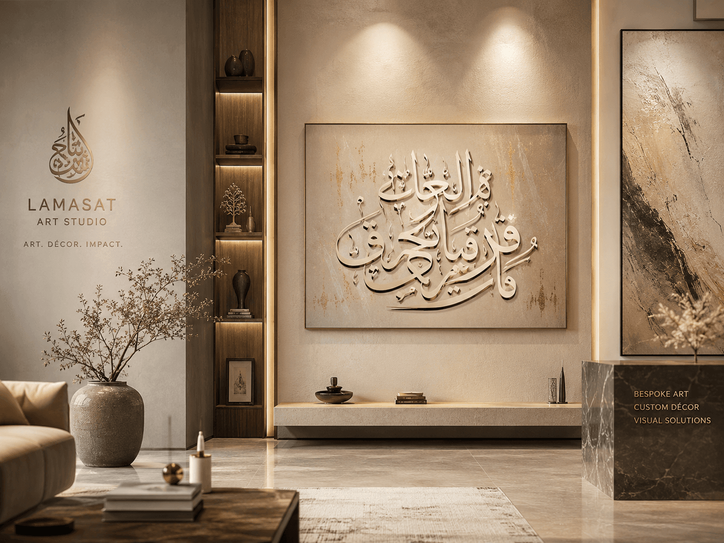 Lamasat artistic interior and custom décor